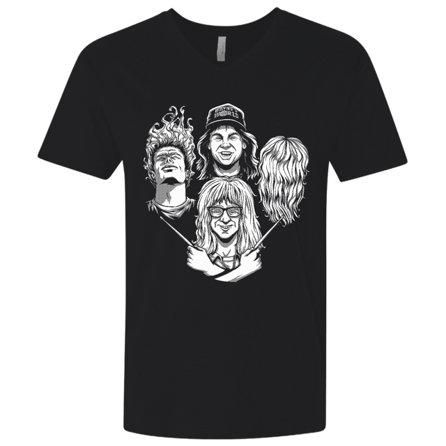 T-Shirts Black / X-Small Not Worthy Rhapsody Men's Premium V-Neck