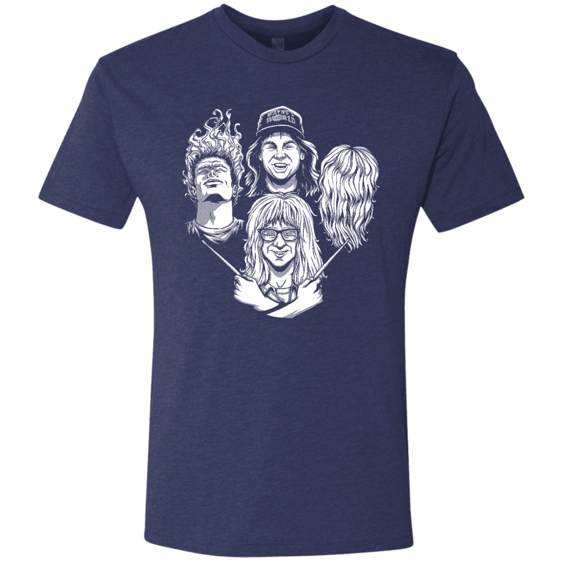 T-Shirts Vintage Navy / S Not Worthy Rhapsody Men's Triblend T-Shirt