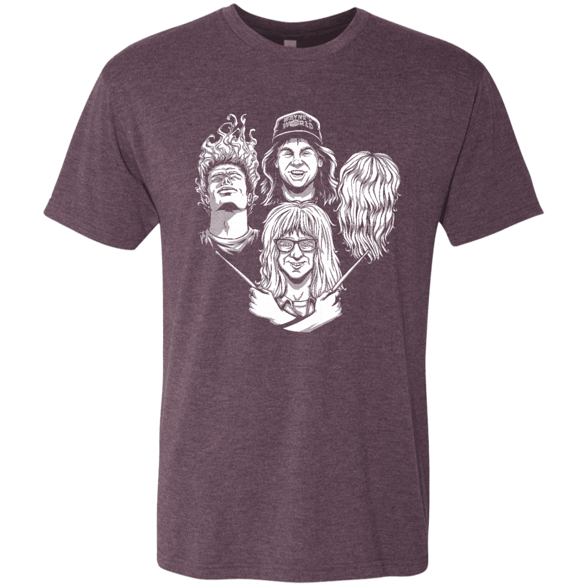 T-Shirts Vintage Purple / S Not Worthy Rhapsody Men's Triblend T-Shirt