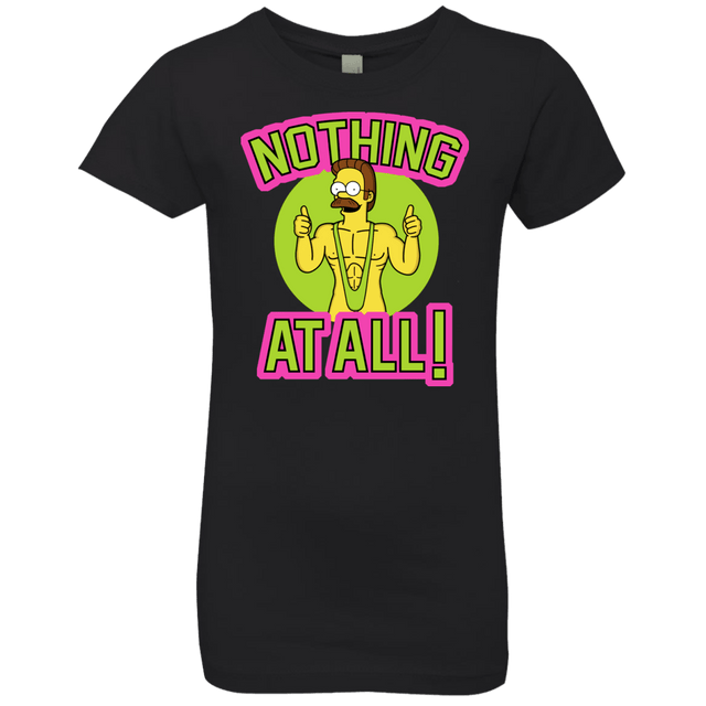 T-Shirts Black / YXS Nothing At All Girls Premium T-Shirt