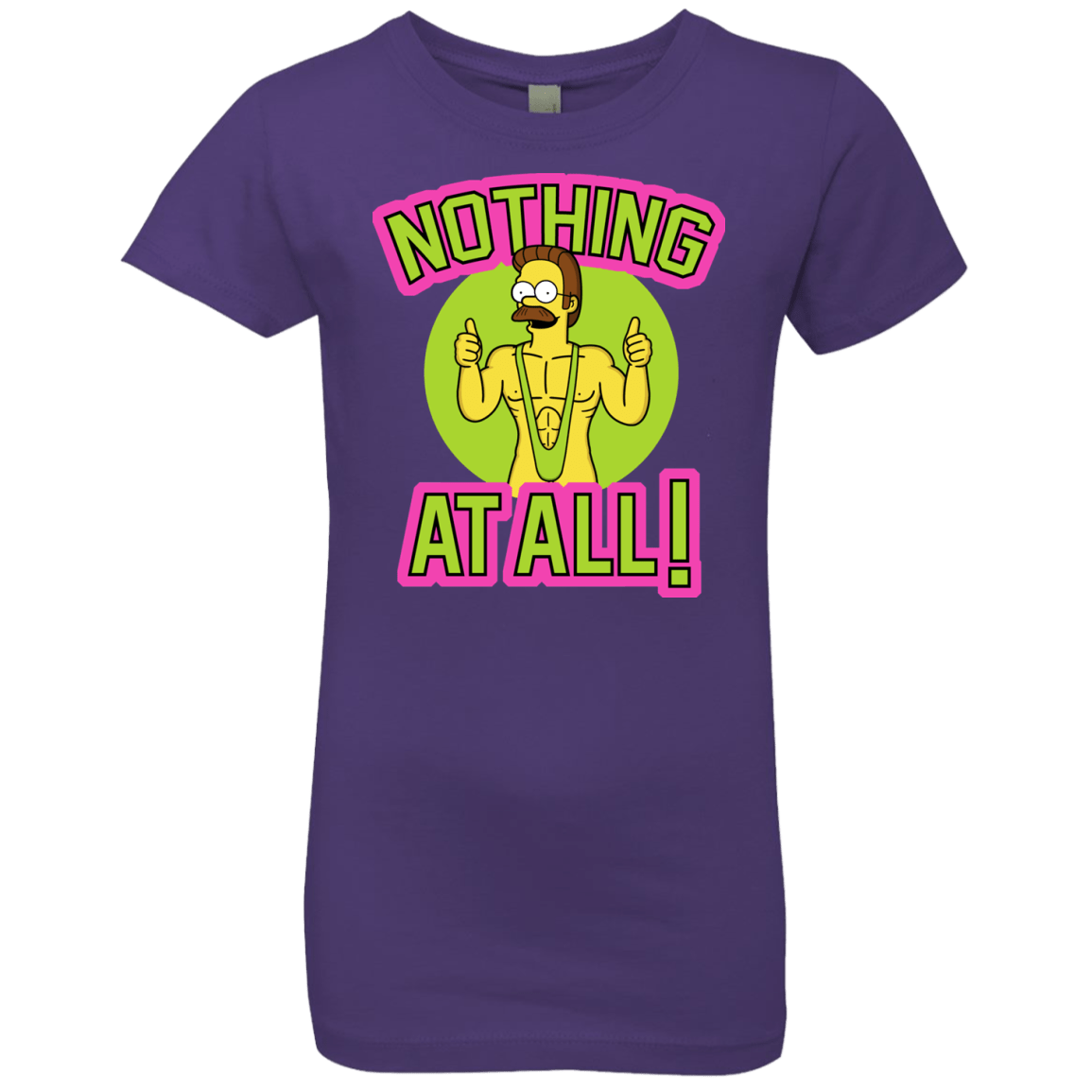 T-Shirts Purple Rush / YXS Nothing At All Girls Premium T-Shirt