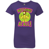 T-Shirts Purple Rush / YXS Nothing At All Girls Premium T-Shirt