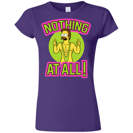 T-Shirts Purple / S Nothing At All Junior Slimmer-Fit T-Shirt