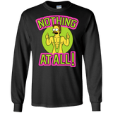 T-Shirts Black / S Nothing At All Men's Long Sleeve T-Shirt