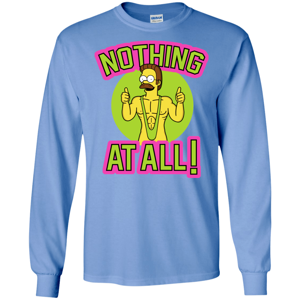 T-Shirts Carolina Blue / S Nothing At All Men's Long Sleeve T-Shirt