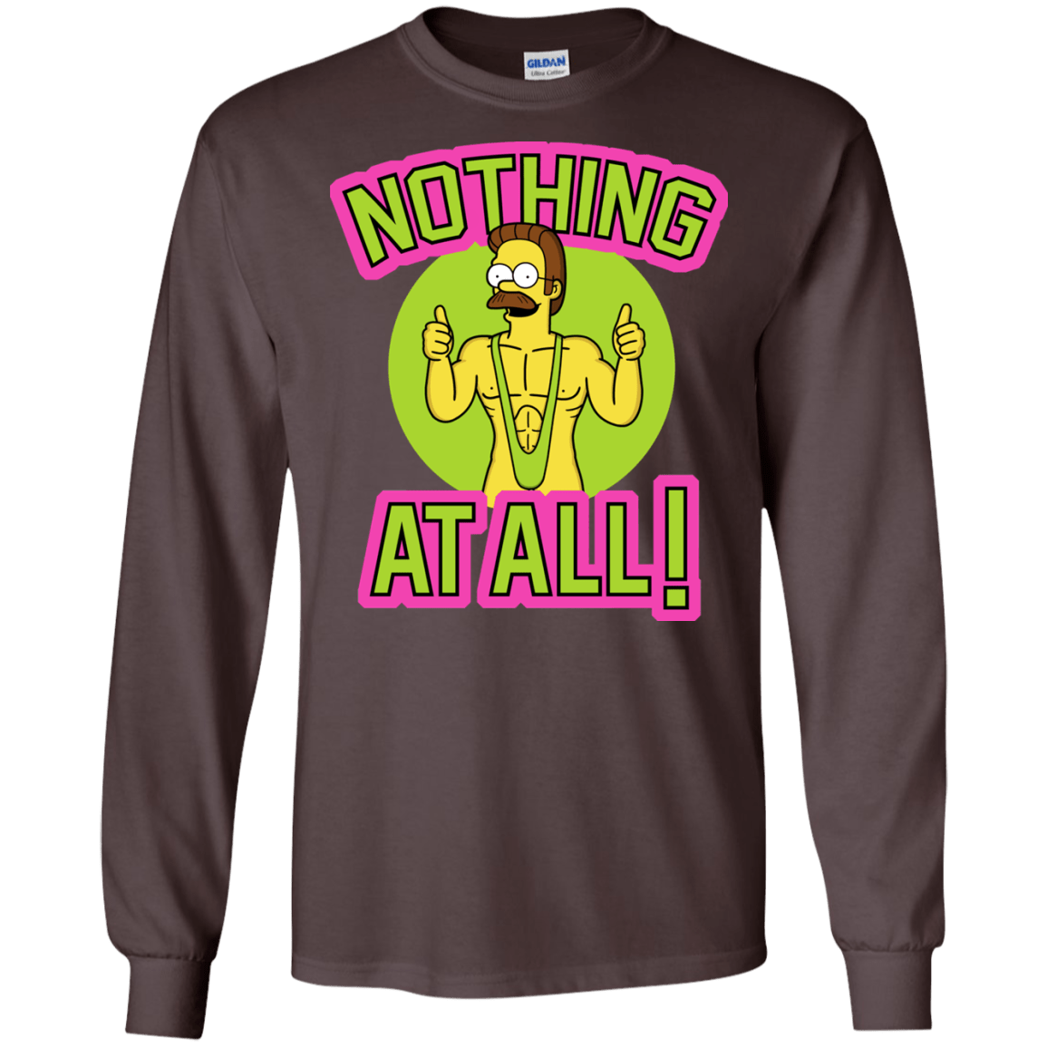 T-Shirts Dark Chocolate / S Nothing At All Men's Long Sleeve T-Shirt