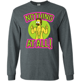 T-Shirts Dark Heather / S Nothing At All Men's Long Sleeve T-Shirt