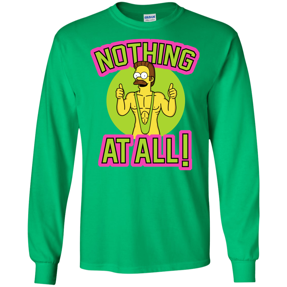 T-Shirts Irish Green / S Nothing At All Men's Long Sleeve T-Shirt