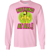 T-Shirts Light Pink / S Nothing At All Men's Long Sleeve T-Shirt