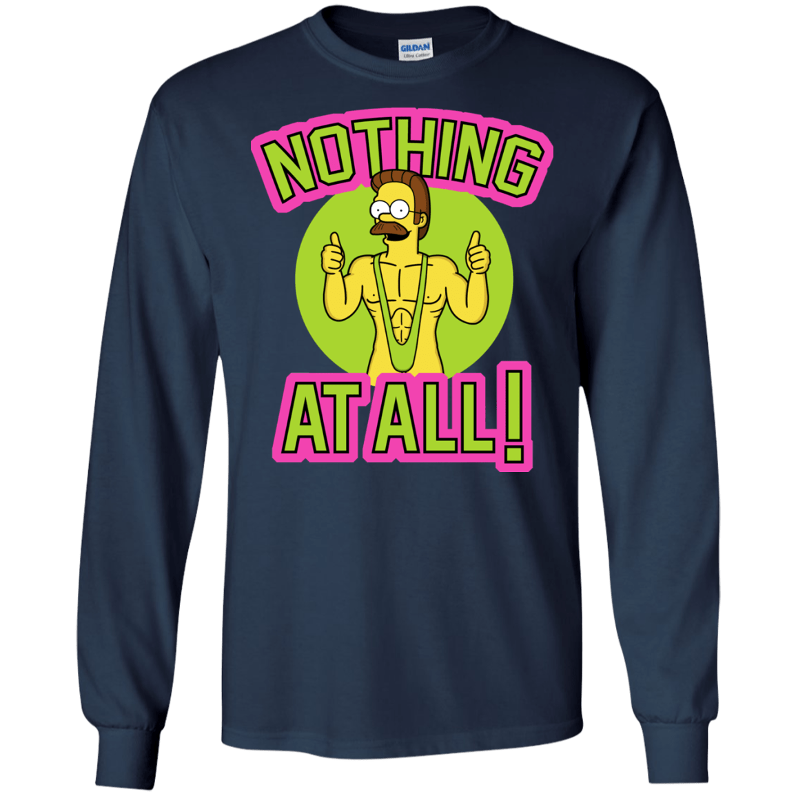 T-Shirts Navy / S Nothing At All Men's Long Sleeve T-Shirt