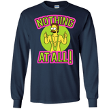 T-Shirts Navy / S Nothing At All Men's Long Sleeve T-Shirt