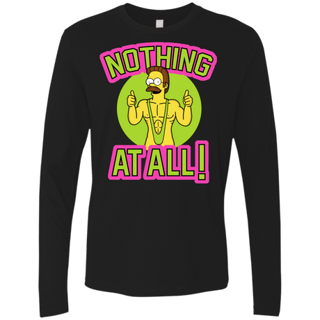 T-Shirts Black / S Nothing At All Men's Premium Long Sleeve