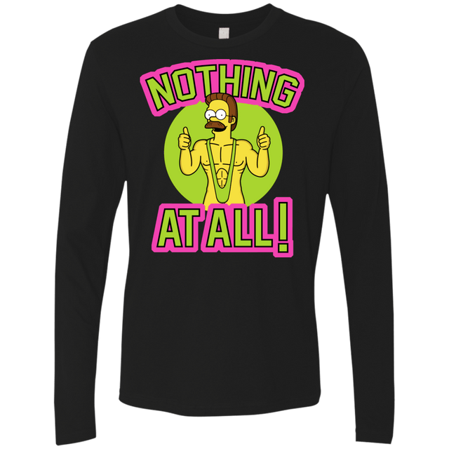 T-Shirts Black / S Nothing At All Men's Premium Long Sleeve