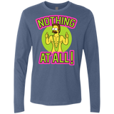 T-Shirts Indigo / S Nothing At All Men's Premium Long Sleeve