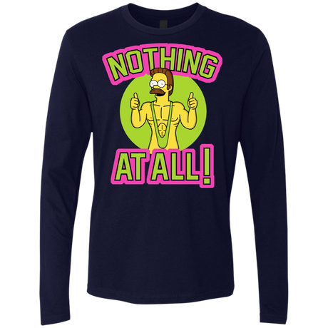 T-Shirts Midnight Navy / S Nothing At All Men's Premium Long Sleeve
