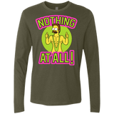 T-Shirts Military Green / S Nothing At All Men's Premium Long Sleeve