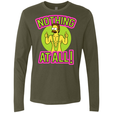 T-Shirts Military Green / S Nothing At All Men's Premium Long Sleeve