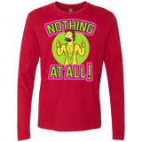 T-Shirts Red / S Nothing At All Men's Premium Long Sleeve