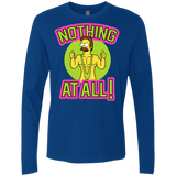 T-Shirts Royal / S Nothing At All Men's Premium Long Sleeve