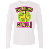 T-Shirts White / S Nothing At All Men's Premium Long Sleeve