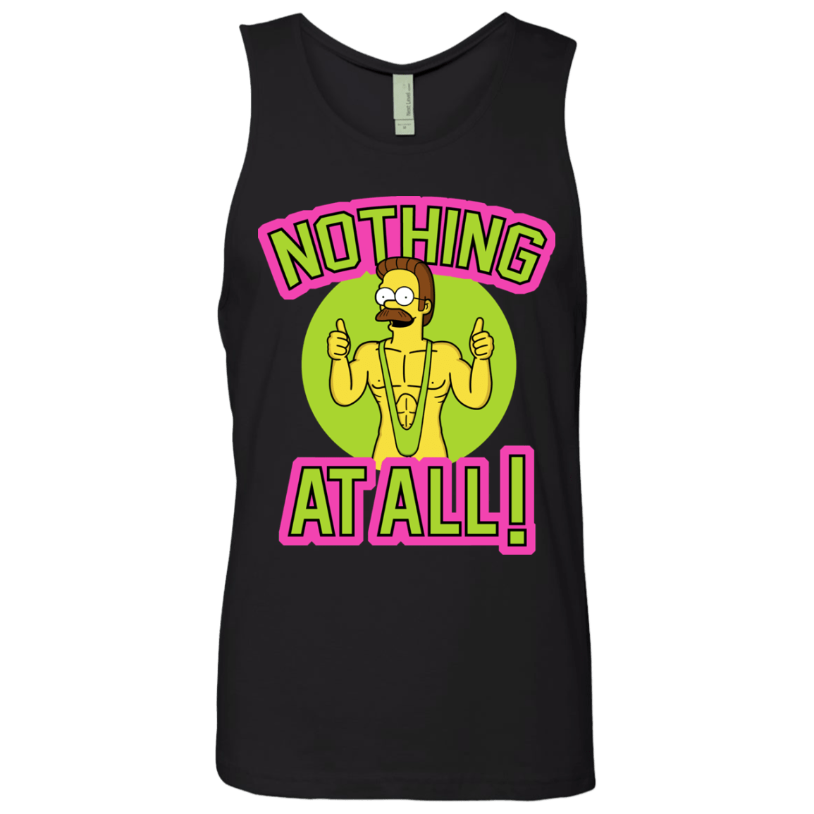 T-Shirts Black / S Nothing At All Men's Premium Tank Top