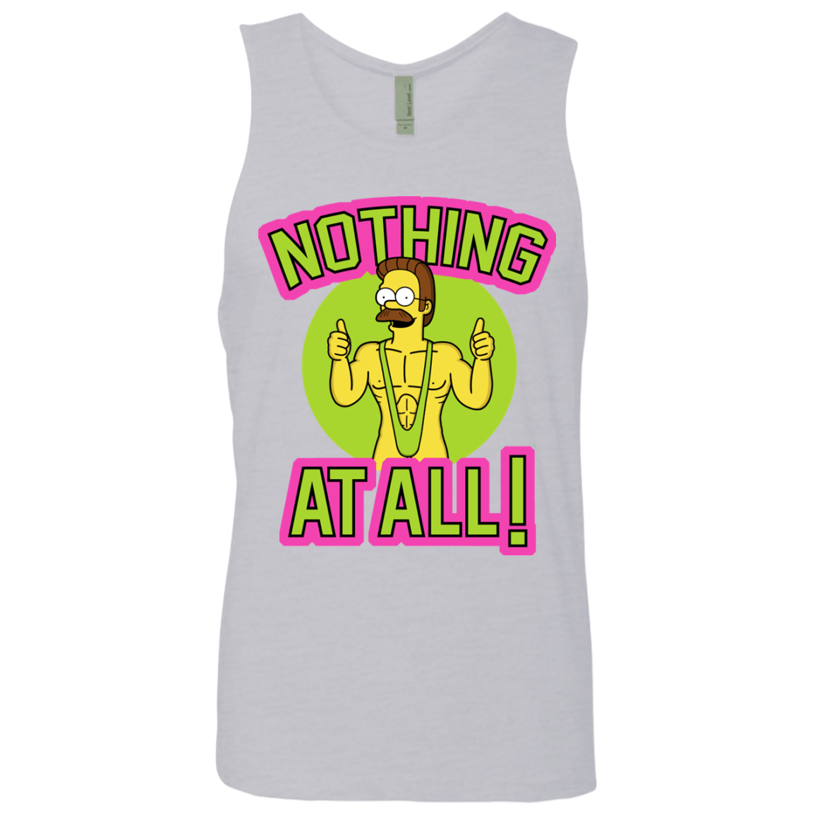 T-Shirts Heather Grey / S Nothing At All Men's Premium Tank Top