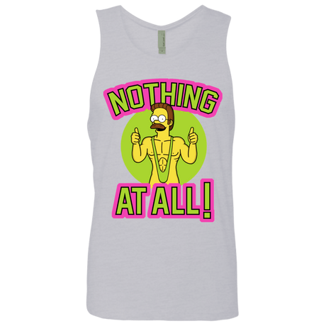 T-Shirts Heather Grey / S Nothing At All Men's Premium Tank Top