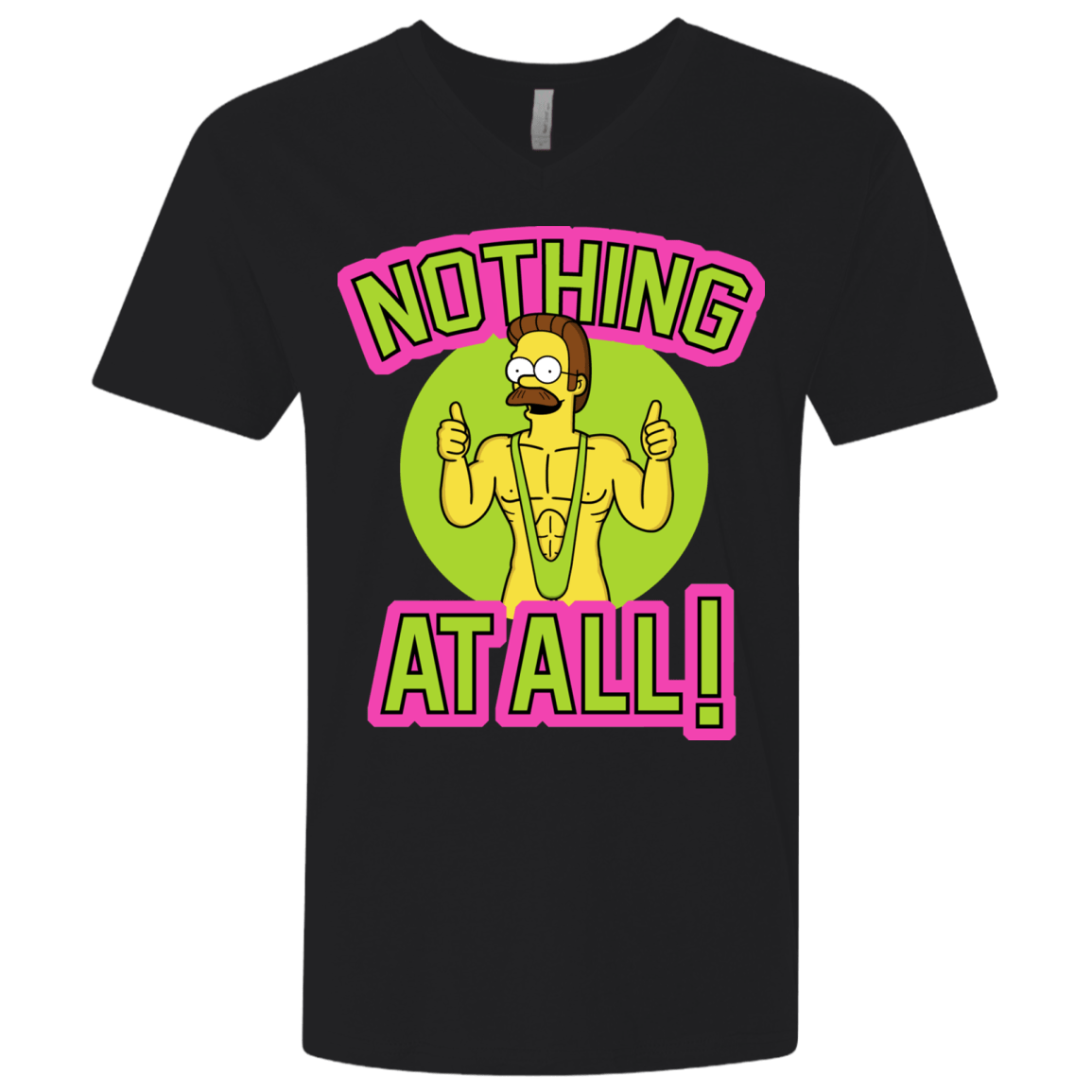 T-Shirts Black / X-Small Nothing At All Men's Premium V-Neck