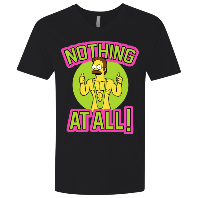 T-Shirts Black / X-Small Nothing At All Men's Premium V-Neck