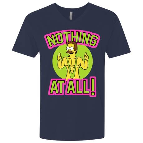 T-Shirts Midnight Navy / X-Small Nothing At All Men's Premium V-Neck
