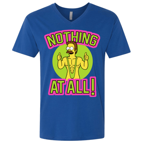 T-Shirts Royal / X-Small Nothing At All Men's Premium V-Neck