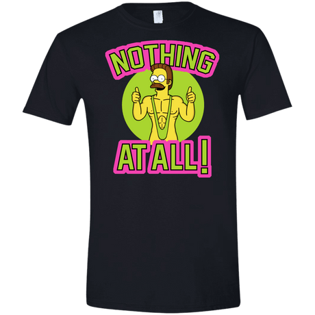 T-Shirts Black / X-Small Nothing At All Men's Semi-Fitted Softstyle