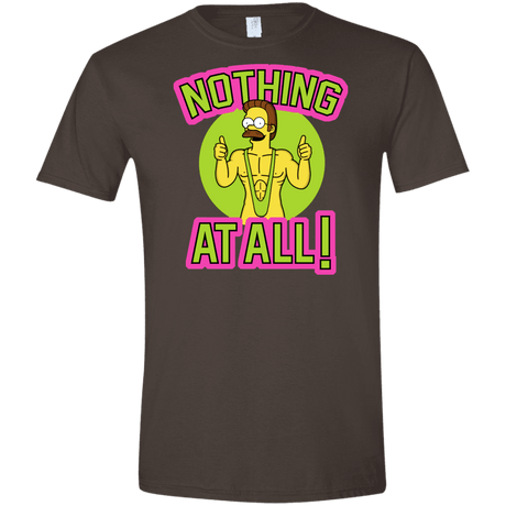 T-Shirts Dark Chocolate / S Nothing At All Men's Semi-Fitted Softstyle