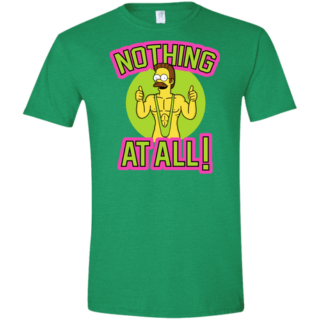 T-Shirts Heather Irish Green / S Nothing At All Men's Semi-Fitted Softstyle