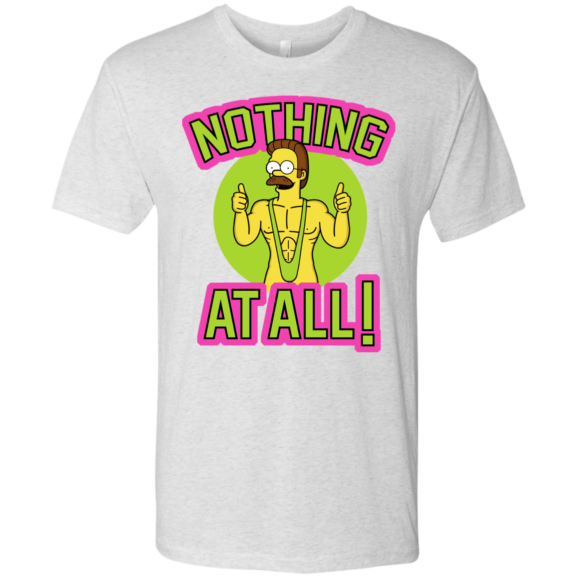 T-Shirts Heather White / S Nothing At All Men's Triblend T-Shirt