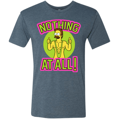 T-Shirts Indigo / S Nothing At All Men's Triblend T-Shirt