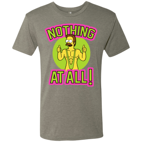 T-Shirts Venetian Grey / S Nothing At All Men's Triblend T-Shirt