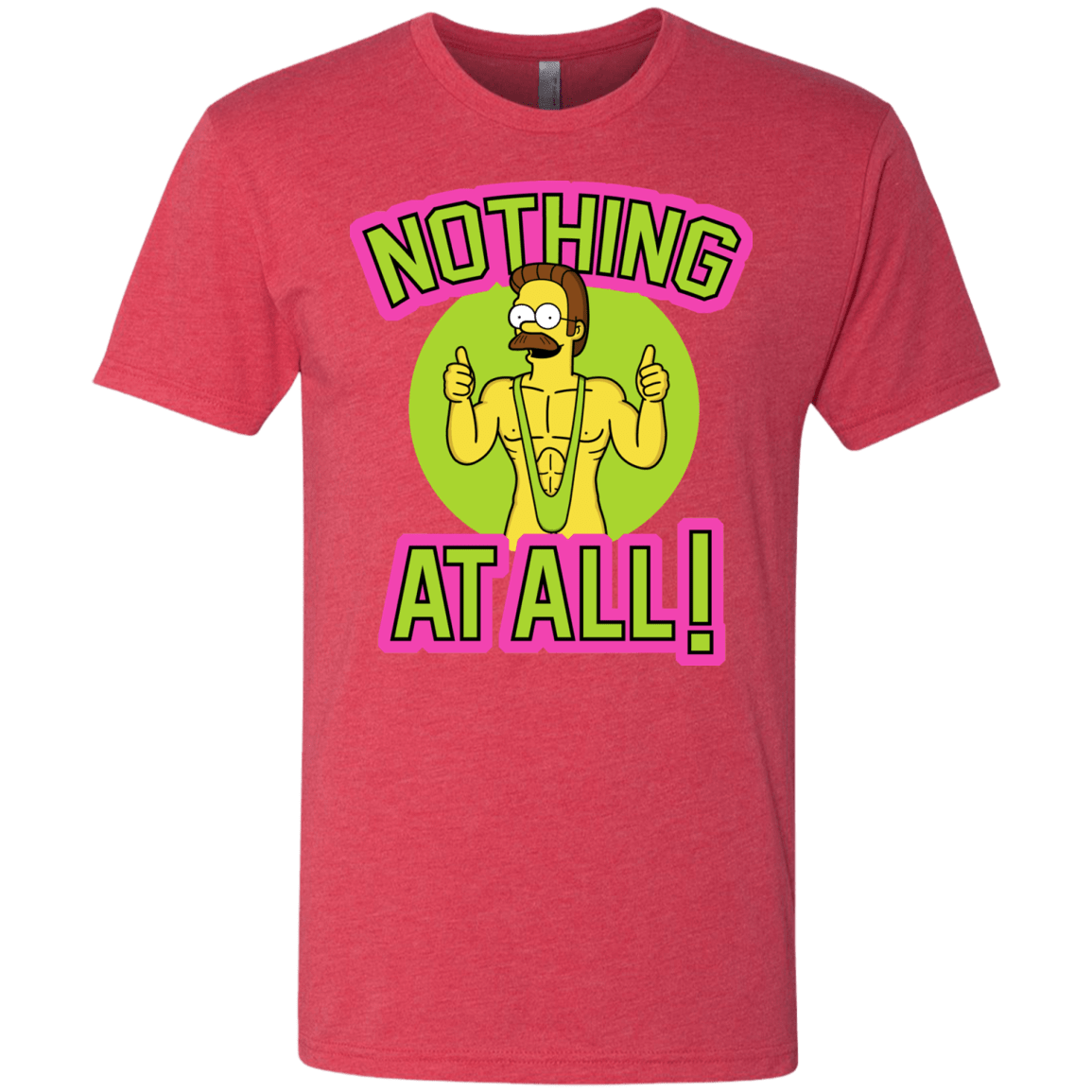 T-Shirts Vintage Red / S Nothing At All Men's Triblend T-Shirt