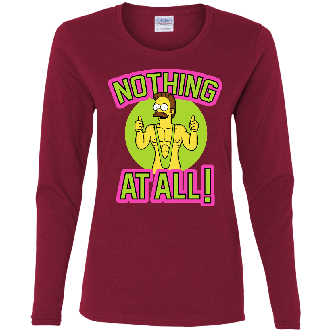 T-Shirts Cardinal / S Nothing At All Women's Long Sleeve T-Shirt