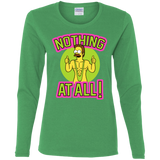 T-Shirts Irish Green / S Nothing At All Women's Long Sleeve T-Shirt