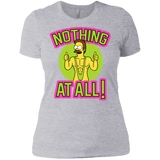 T-Shirts Heather Grey / X-Small Nothing At All Women's Premium T-Shirt