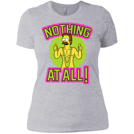 T-Shirts Heather Grey / X-Small Nothing At All Women's Premium T-Shirt