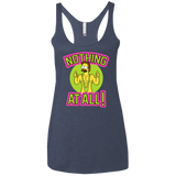 T-Shirts Vintage Navy / X-Small Nothing At All Women's Triblend Racerback Tank