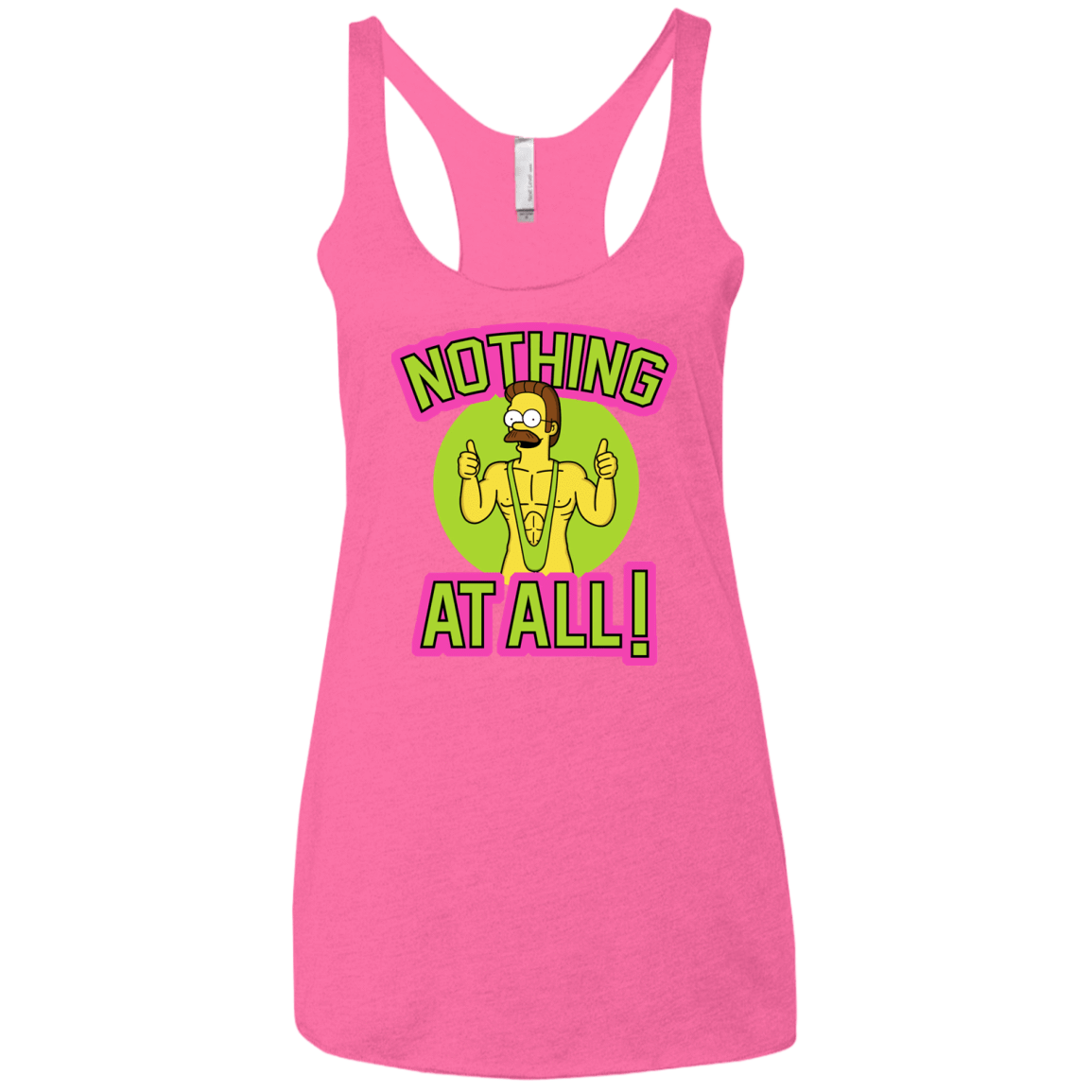 T-Shirts Vintage Pink / X-Small Nothing At All Women's Triblend Racerback Tank