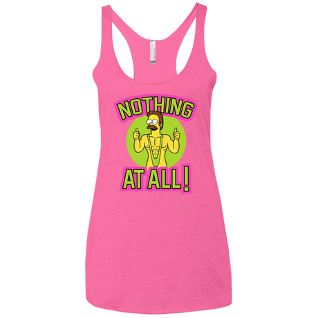 T-Shirts Vintage Pink / X-Small Nothing At All Women's Triblend Racerback Tank