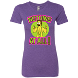 T-Shirts Purple Rush / S Nothing At All Women's Triblend T-Shirt