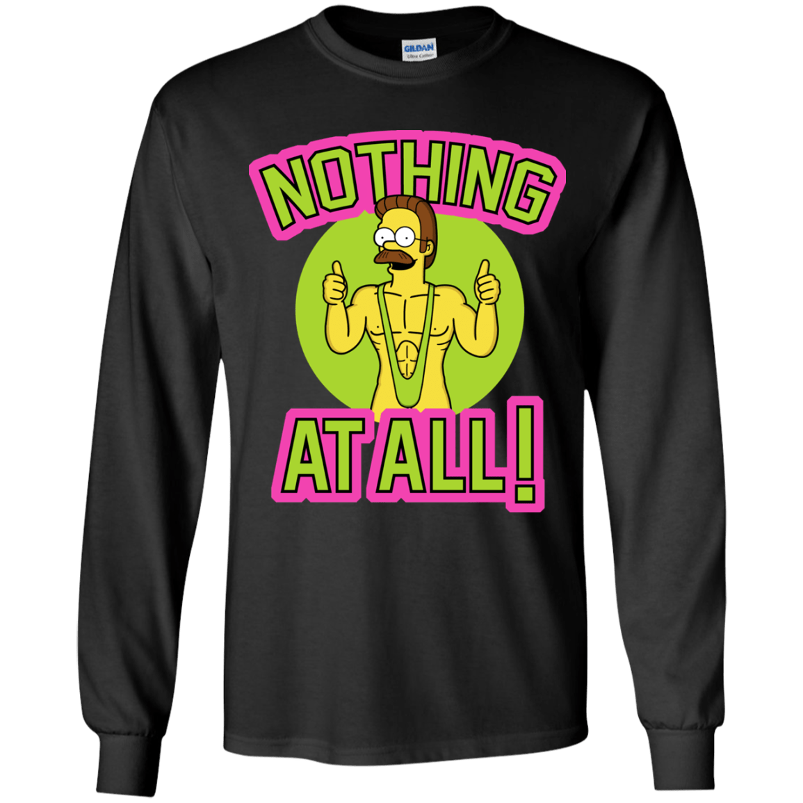 T-Shirts Black / YS Nothing At All Youth Long Sleeve T-Shirt