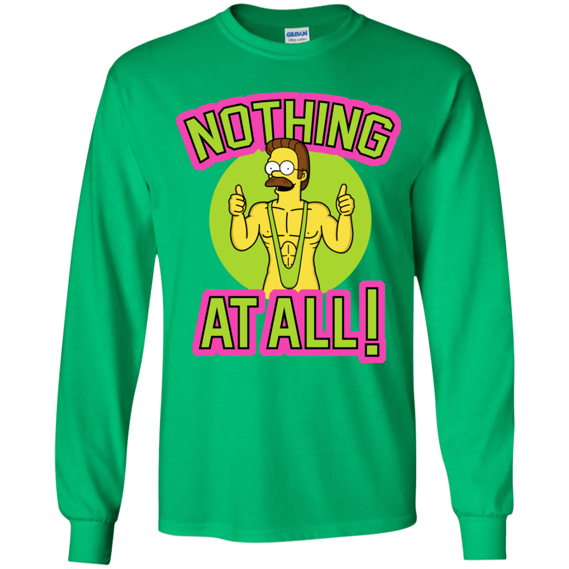 T-Shirts Irish Green / YS Nothing At All Youth Long Sleeve T-Shirt