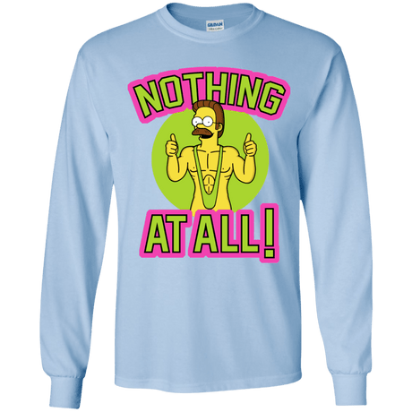 T-Shirts Light Blue / YS Nothing At All Youth Long Sleeve T-Shirt