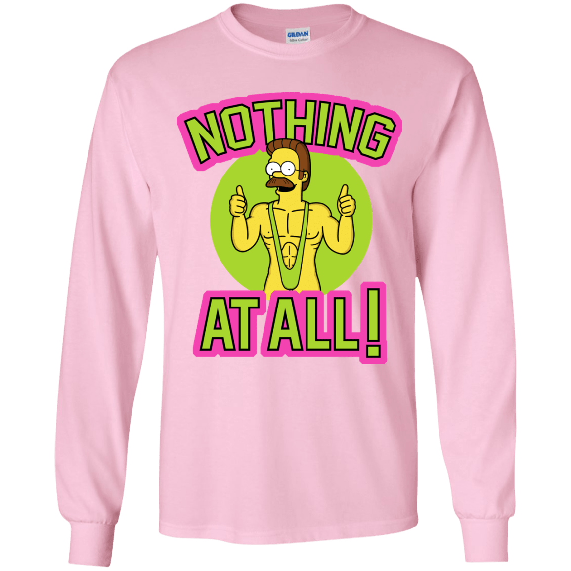 T-Shirts Light Pink / YS Nothing At All Youth Long Sleeve T-Shirt